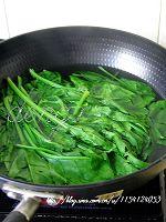 蒜茸粉丝菠菜的做法(清淡凉拌菜)